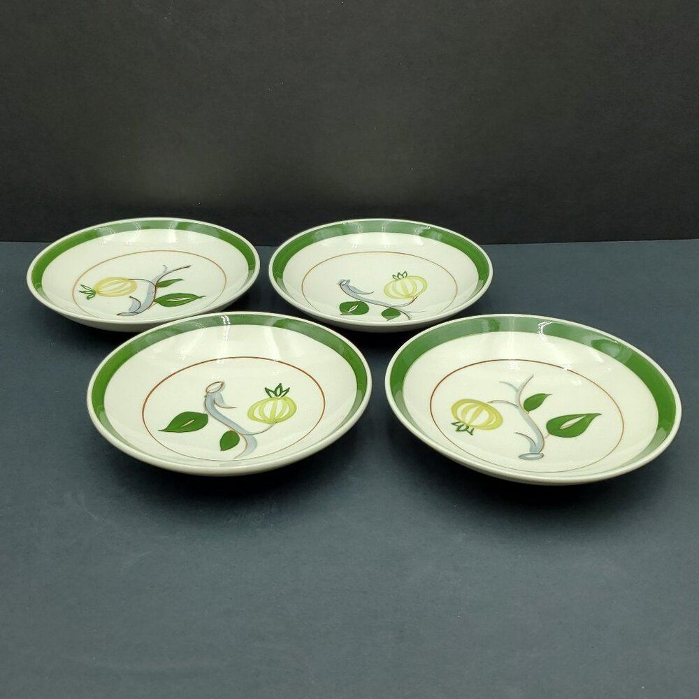 Blue Ridge Southern Potteries Forest Fruit Dessert Berry Fruit Bowls